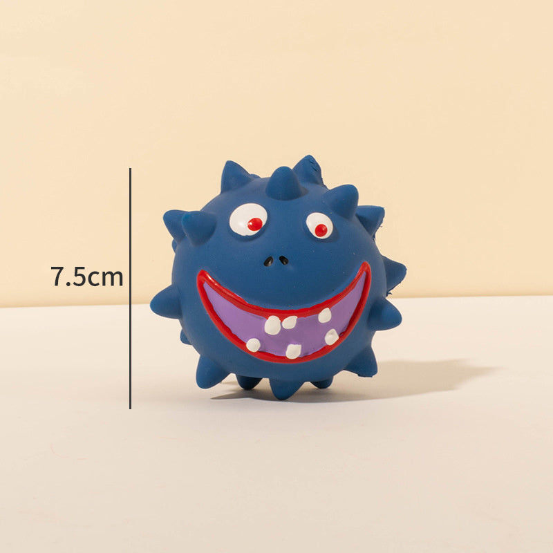 Natural Latex Rubber Squeaky Ball Toy