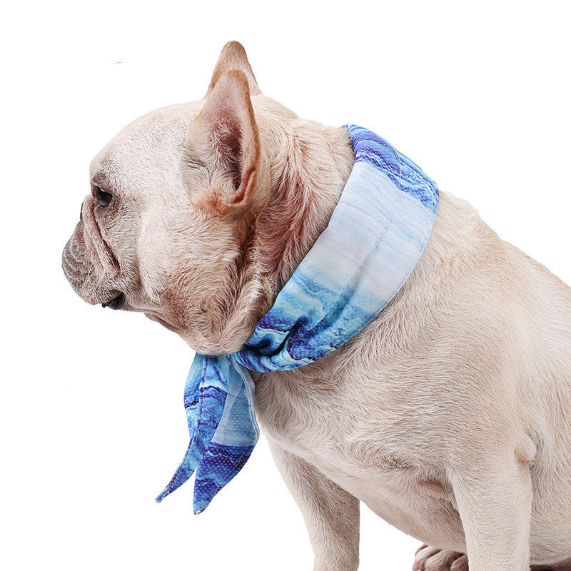 Outdoor Heat Relief Pet Cooling Ice Scarf