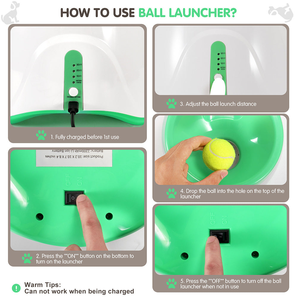 Automatic Tennis Launcher Toy