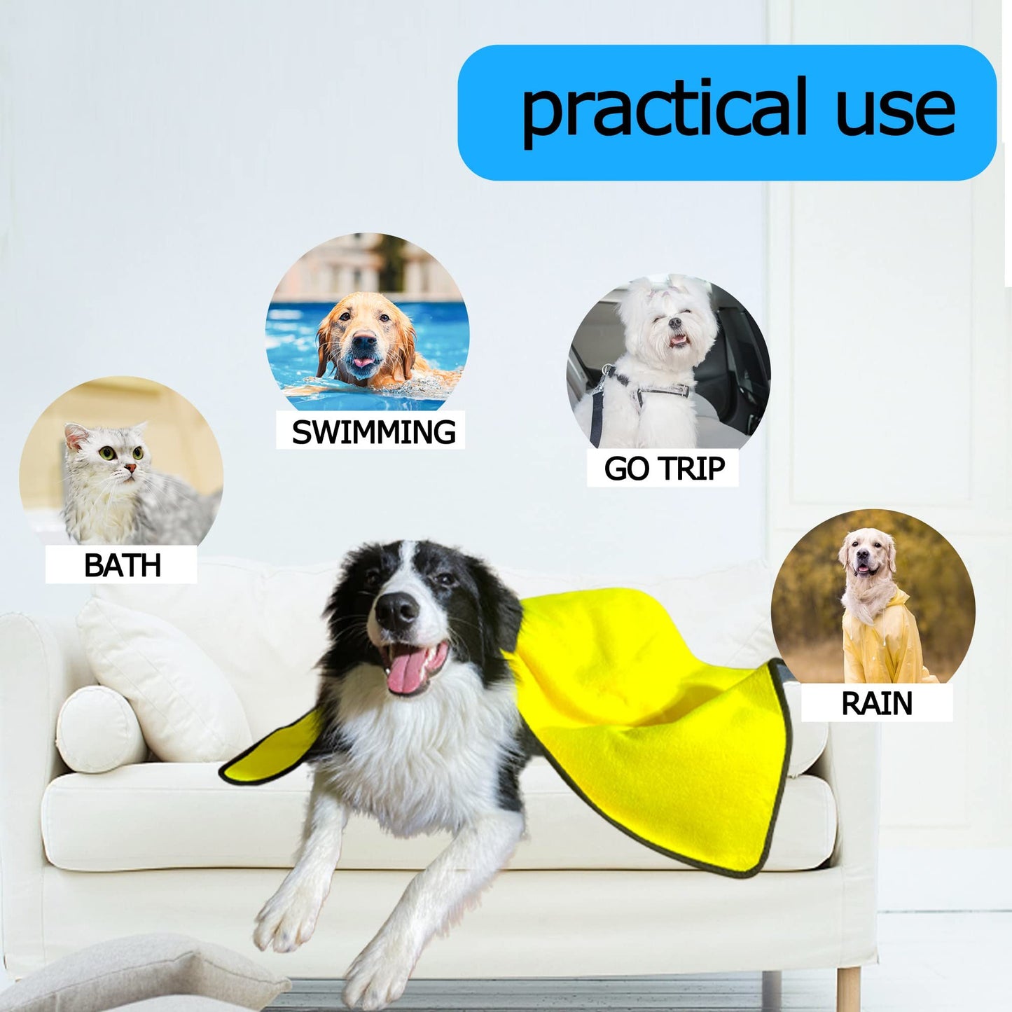 Super Absorbent Microfiber Pet Towel