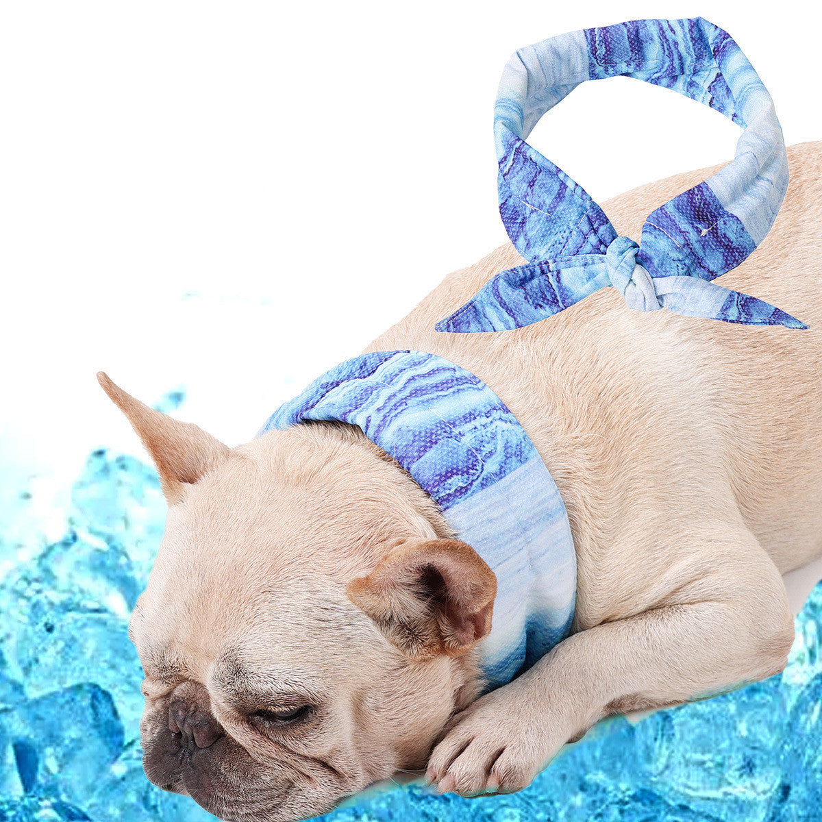 Outdoor Heat Relief Pet Cooling Ice Scarf