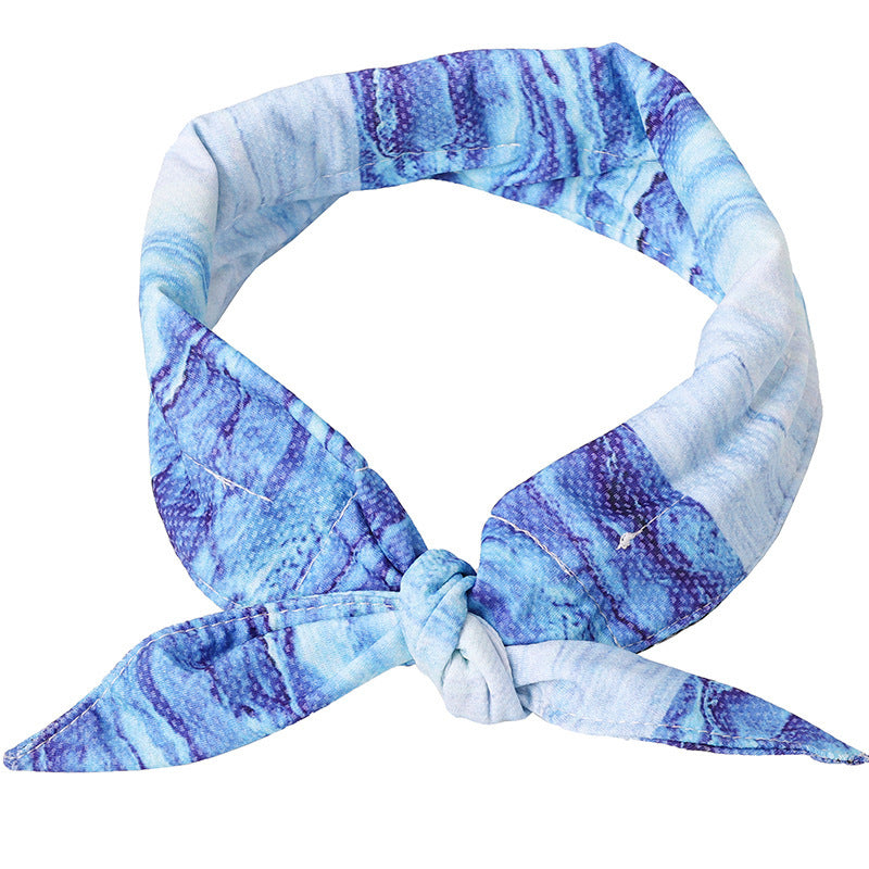 Outdoor Heat Relief Pet Cooling Ice Scarf
