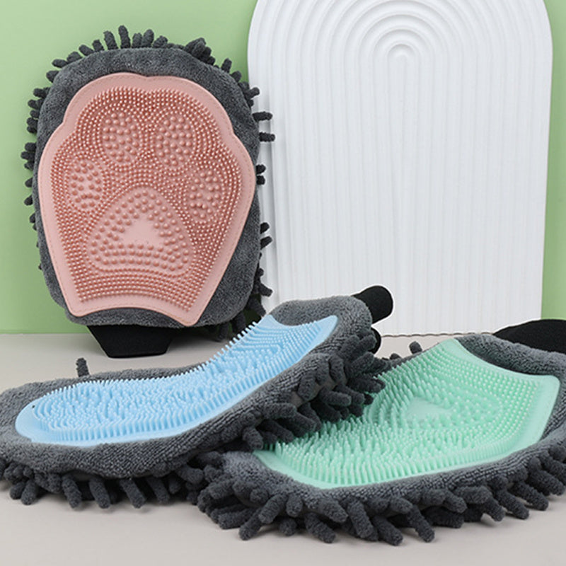 2-in-1 Pet Grooming Glove